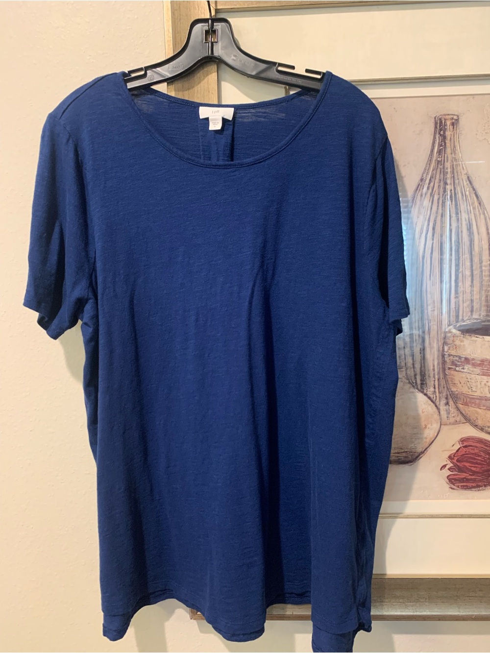 J. Jill Navy Blue Short Sleeve Tee 
A wardrobe staple